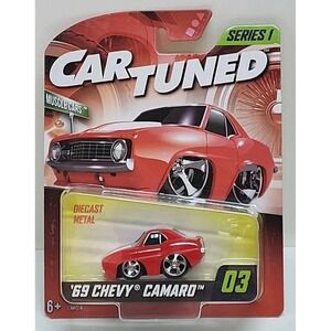 2024 MGA Car Tuned '69 Chevy Camaro Series 1 #03 Diecast Metal 1/64 Scale Toy